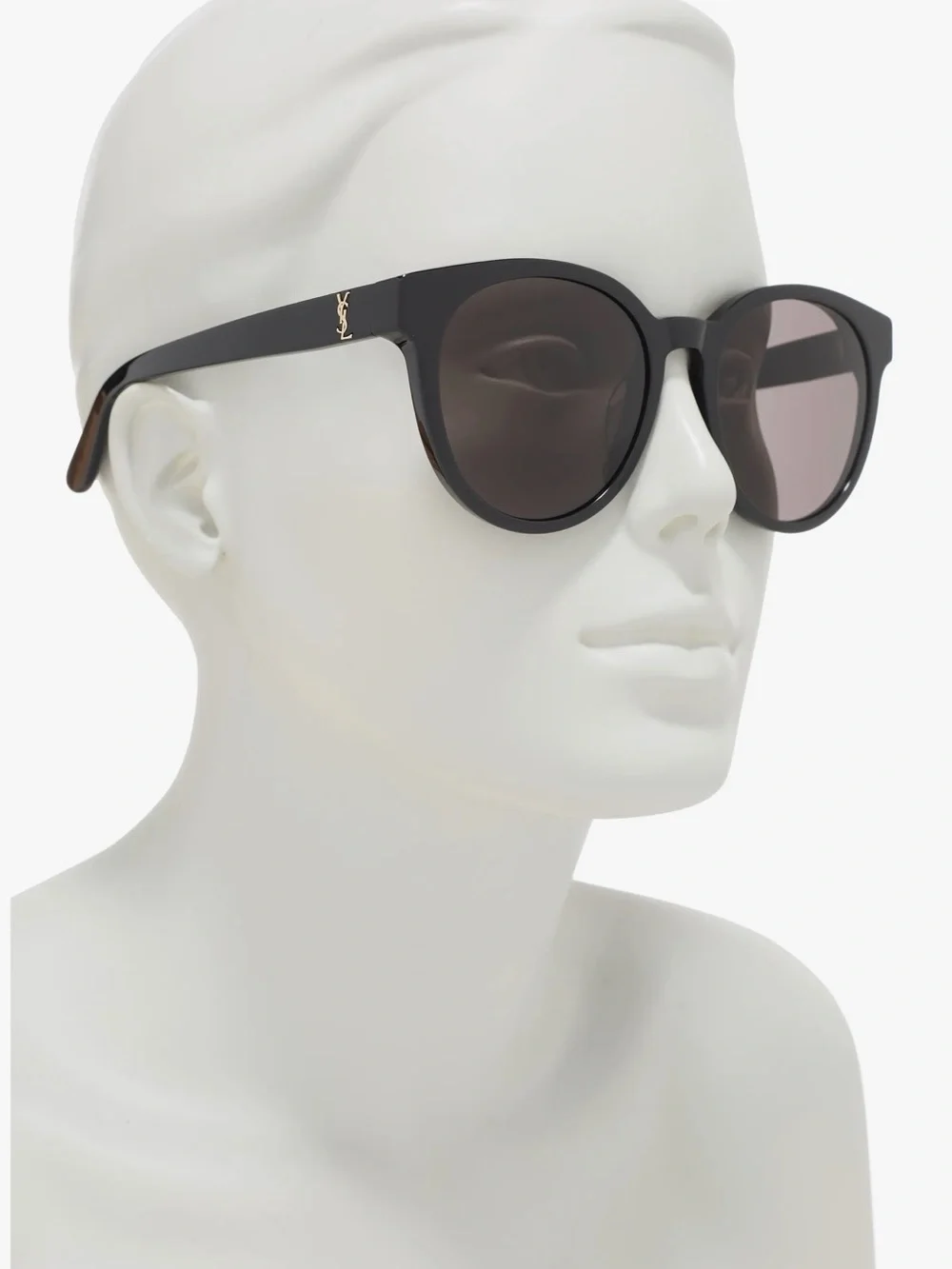 56 mm Saint Laurent Black best oval  Sunglasses
